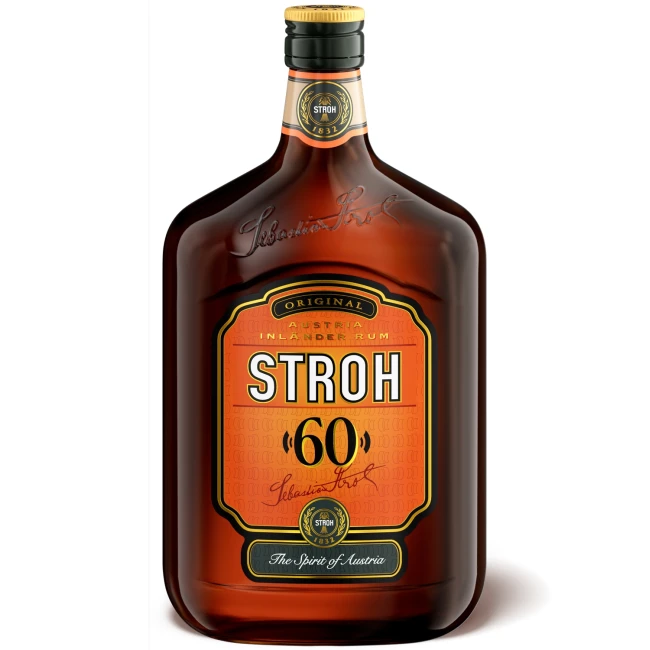 Spiced Rum Stroh 60% Alc. 1L